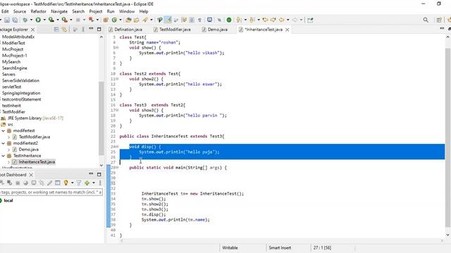 Java Training Session 5 of Team 18 | PCS Global | as on 20th May 22 смотреть онлайн