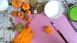 Мастер класс - ТЫКВА из ваты - 1 часть