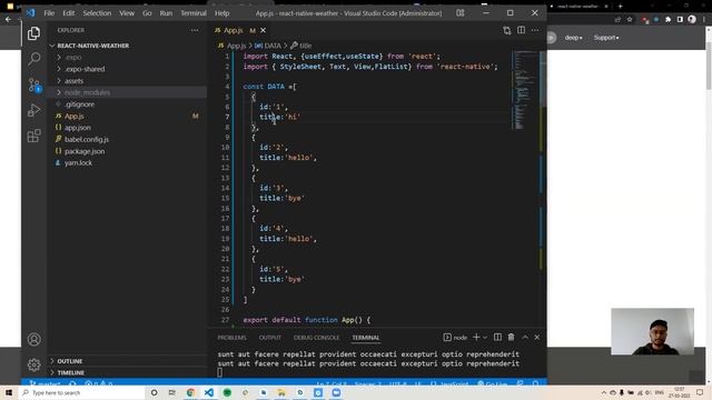 Making A Weather App Using React Native смотреть онлайн
