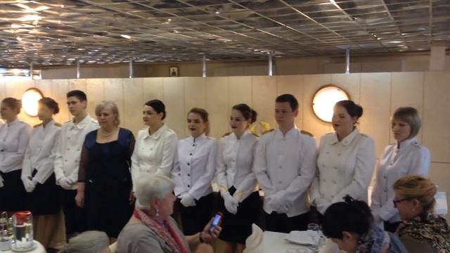 Теплоход «Лев Толстой" MS. Lev Tolstoy. Капитанский ужин!01.10.18 год. смотреть онлайн