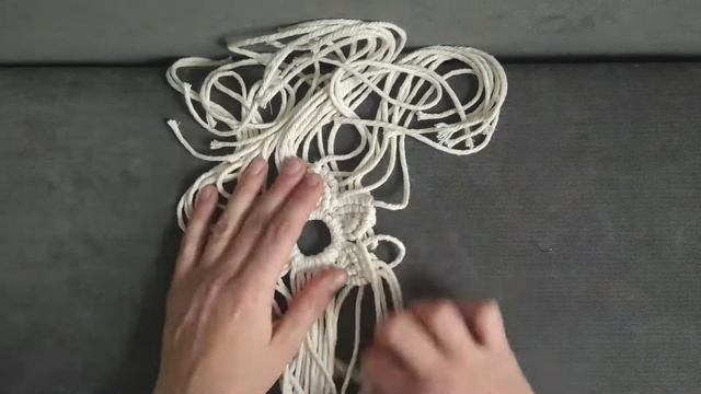 Macrame DIY,macrame Snowflake,макраме снежинка,снежинка без кольца,макраме для начинающих