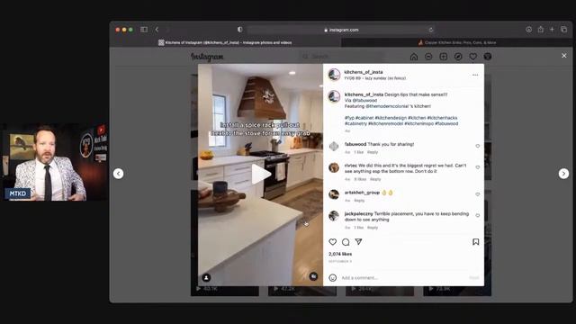 Kitchen Design Review and Live Instagram Reactions | My 50th Live Stream смотреть онлайн