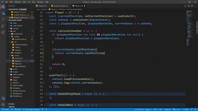 #31 - Play Audio From The Last Played Position - React Native Audio Player смотреть онлайн