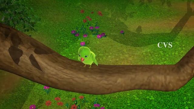Chitti Chilakamma Parrots 3D Animation Telugu Rhymes for children with lyrics смотреть онлайн