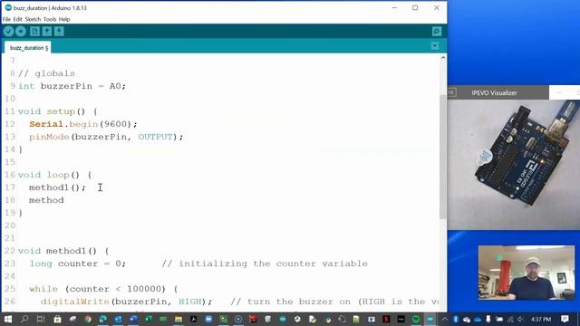 Buzzer Duration Using the while() and millis() Commands смотреть онлайн