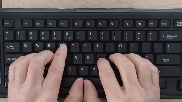 Lesson 8: Learn to type the upper row keys. Typing Course. смотреть онлайн