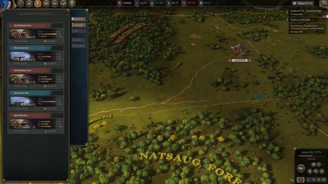 #7 Британцы перешли в наступление. Расширение карты / Ultimate General American Revolution смотреть онлайн