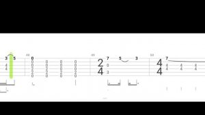 Tab guitar Shape of my heart. Sting