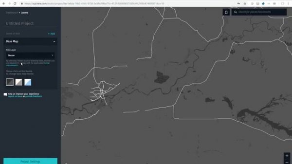 Знакомство с HERE XYZ (Часть 1: Публикация карты)