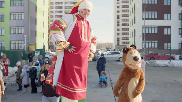 Жители ЖК «8 Марта» встретили весну! смотреть онлайн