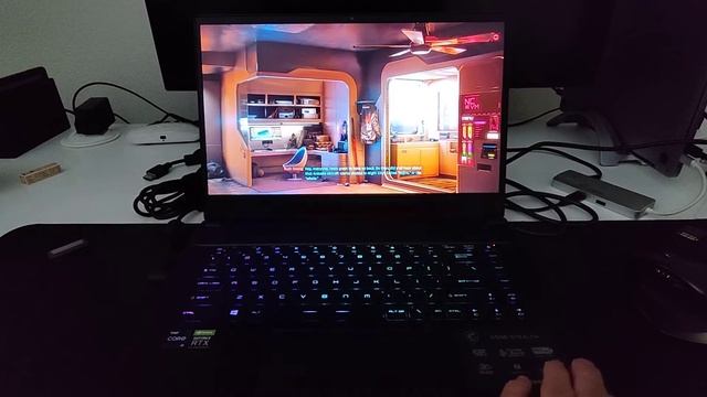 MSI GS66 loading Cyberpunk 2077 смотреть онлайн