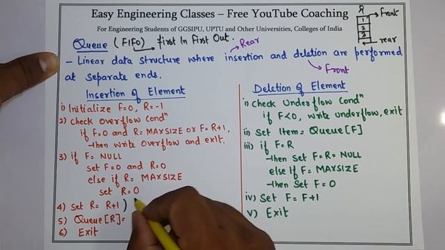 L22: Queue Introduction | Insertion and Deletion of Elements | Data Structures Lectures in Hindi смотреть онлайн