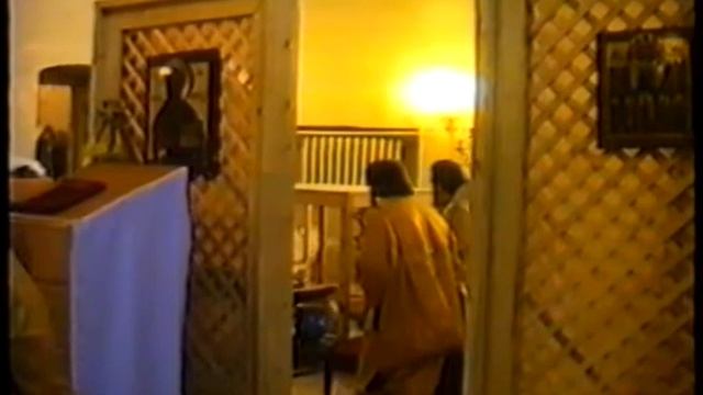 Освящение храма Покрова Пресвятой Богородицы и первая Божественная Литургия. 10.04.1993.г. ч.1 смотреть онлайн