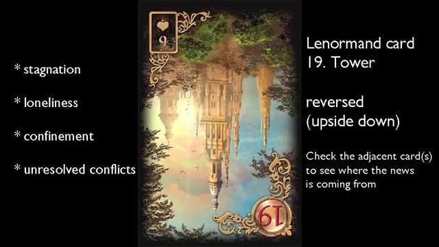 How to read reversed (upside down) Lenormand cards? смотреть онлайн