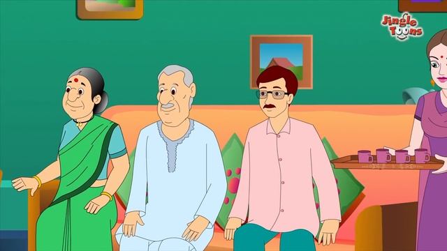 Gharapudhe Thambla Tanga | Superhit Marathi Balgeet | Kids Songs By Jingle Toons