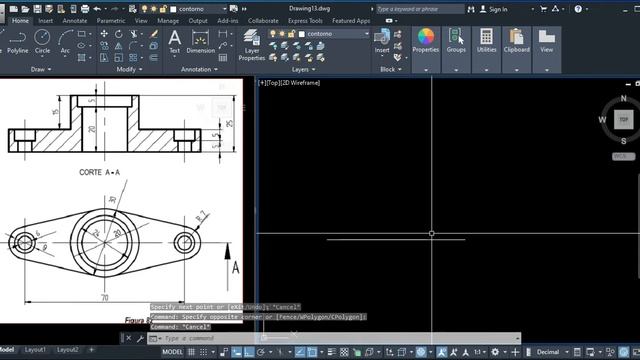 ✔️ 13 ejercicio 3D en AutoCAD 2020 para principiantes - como dibujar 3D en AutoCAD 2020 full HD смотреть онлайн