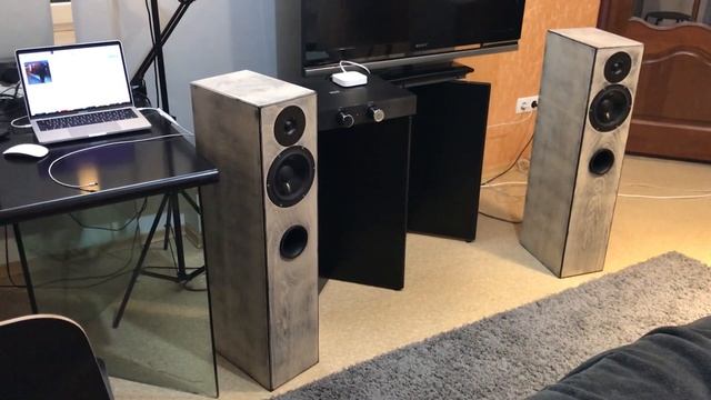 Speaker test, Troels Maya DIY seas, самодельная акустика смотреть онлайн