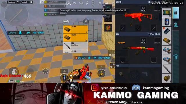 || RANK UP GAMES || BGMI || Live Stream || #kammogaming #gamingchannel #bgmiisback смотреть онлайн