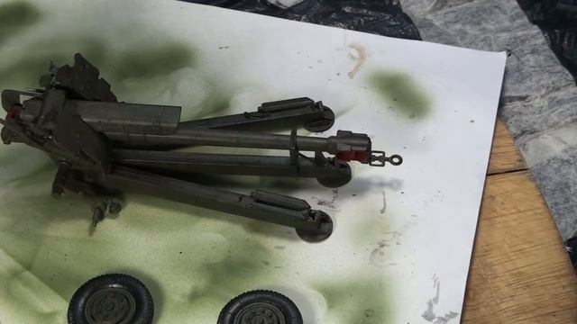 Сборка гаубицы Д-30 от фирмы Скиф,в масштабе 1/35,Часть №6. смотреть онлайн