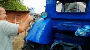 ПОКРАСКА ТРАКТОРА Т 40, Я это сделал.