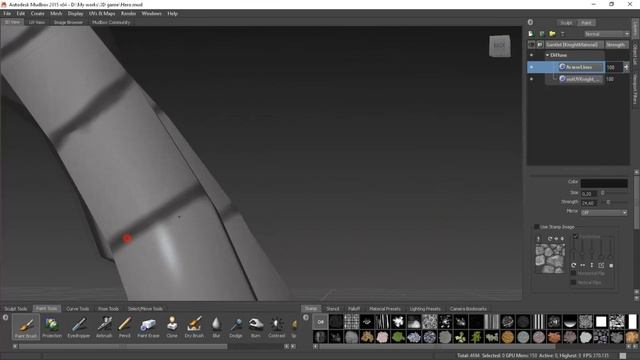 Создание игры с нуля ( текстурирование в Mudbox - №28) смотреть онлайн