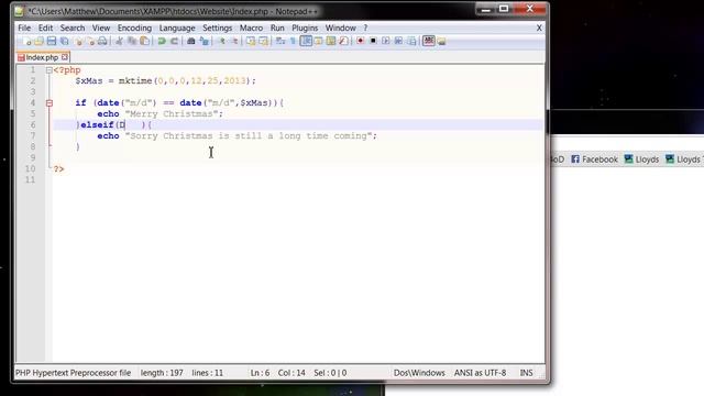 PHP Tutorial - 11 - Else and ElseIf смотреть онлайн