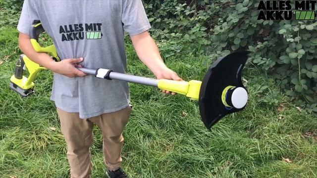 Ryobi OLT1832 Rasentrimmer Test | ALLES MIT AKKU