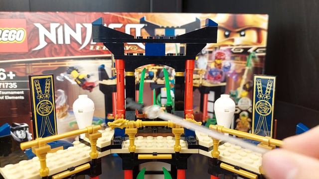 LEGO NINJAGO LEGACY ОБЗОР - ТУРНИР СТИХИЙ 71735