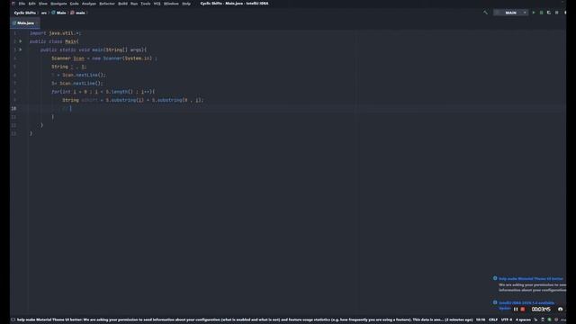 CCC'20 J4-Cyclic Shifts(Java Solution) смотреть онлайн