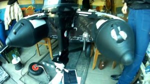 установка транцевых колес на лодку Ривьера 3200 СК