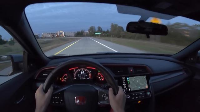 2019 Honda Civic Type R - POV Sunrise Drive (Binaural Audio) смотреть онлайн