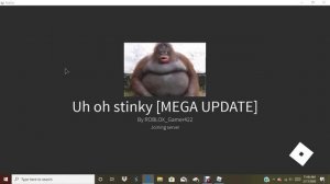 Playing Uh Oh Stinky Games In Roblox