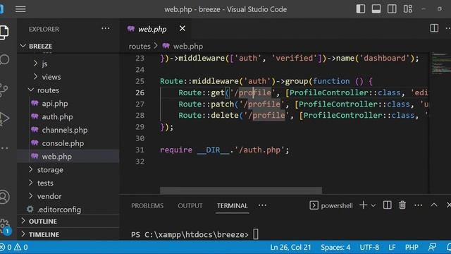 Laravel Breeze | Authenticate Laravel Application смотреть онлайн