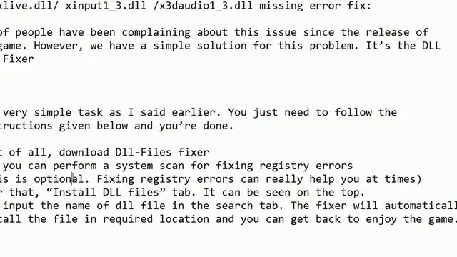 Fallout 4- Fix xlive.dll /xinput1_3.dll/x3daudio1_3.dll Missing Error смотреть онлайн