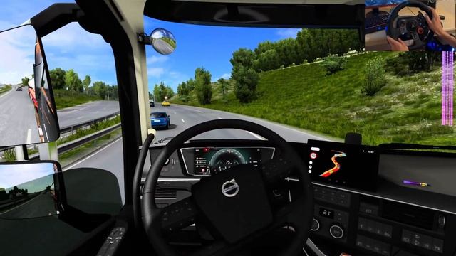 ETS2 1.48 | New ProMods 2.66 | Logitech G29 | Volvo Truck | Fuel transportation смотреть онлайн
