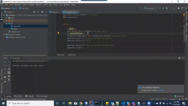 L22: File read and write in Java смотреть онлайн