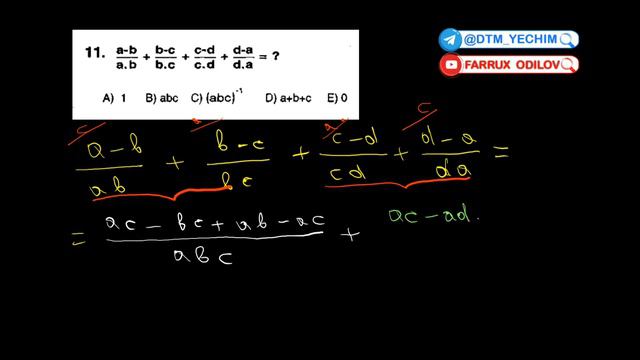 Ratsional sonlar (test-2) | Turk litsey yechimlari смотреть онлайн