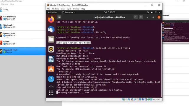 Ubuntu NetTools install || Fix- ifconfig command not found in Ubuntu || TAMIL смотреть онлайн