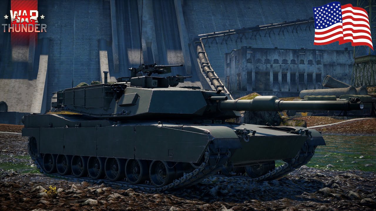 M1A1 Abrams War Thunder Gameplay - Realistic Battles \ М1А1 Абрамс Вар Тандер Геймплей