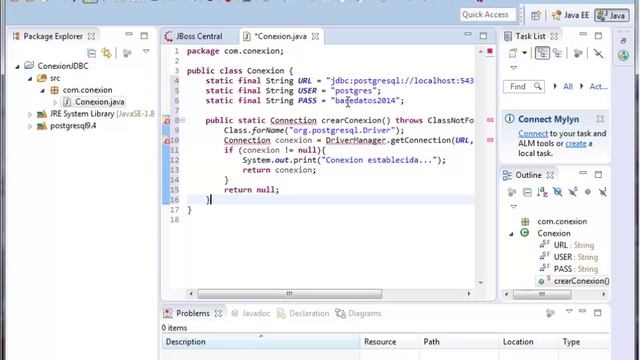Conexion Eclipse - PostgreSQL (JDBC) смотреть онлайн
