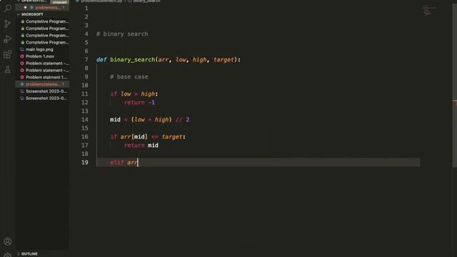 Python Functions | Recursive Functions | Binary search смотреть онлайн
