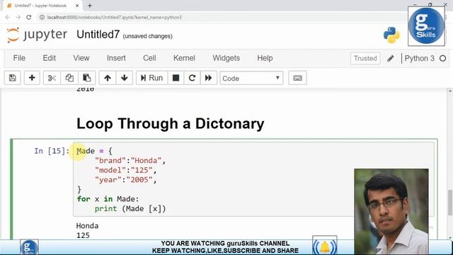 Learn Python Programming - How Dictionary Used in Python Programming Language -Urdu/Hindi-guruSkill смотреть онлайн
