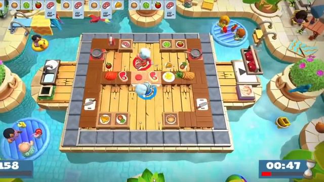 Two Idiots Drop Food Everywhere - Overcooked! 2 Surf n' Turf Part 3 смотреть онлайн