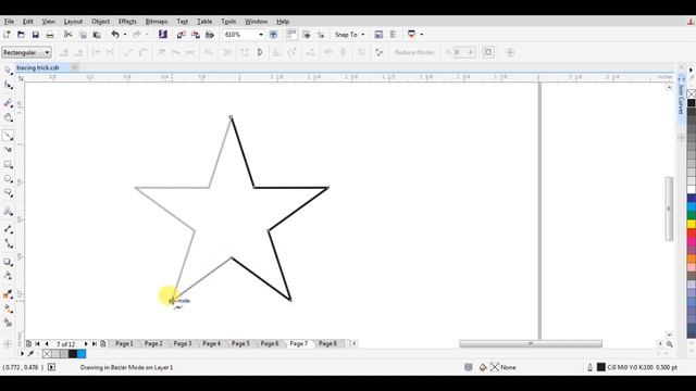 How to Use Pen Tool in CorelDraw in Hindi | Tracing trick смотреть онлайн
