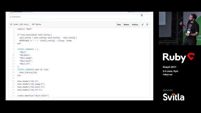 RubyC-2017 / Stas Volovyk: "Ruby native extensions and what's wrong with them" смотреть онлайн