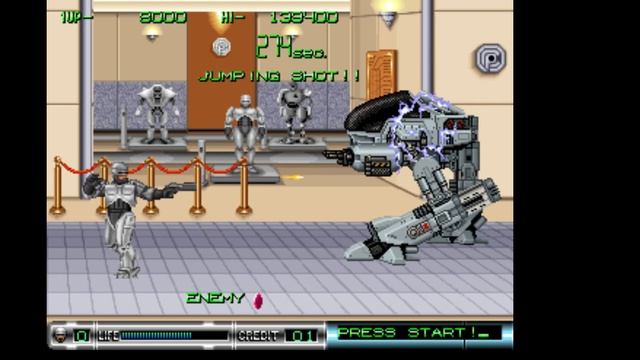 RoboCop 2 - arcade game - 1 player (MAME) смотреть онлайн