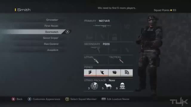 CoD Ghosts FULL Create a Class System Menu + Soldier Customization Menu!1 смотреть онлайн