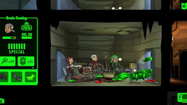 Fallout Shelter Gameplay - Spelun-King Training (Daily Overseer Quest) смотреть онлайн
