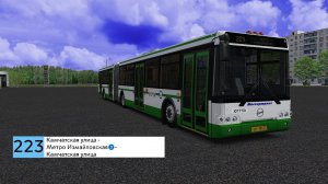 CТАРЫЙ ЛиАЗ В МОСКВЕ! - Восточная Москва Маршрут 223 OMSI 2