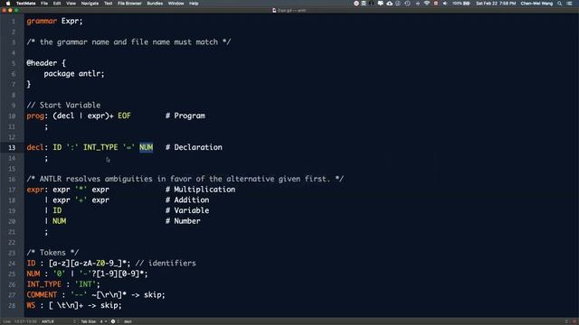 EECS4302 ANTLR4 Parser Generator Tutorial: Part 4 смотреть онлайн